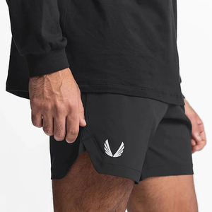 Pantalones Cortos Deportivos para Hombre, Ropa Deportiva Informal, para Gimnasio, Entrenamiento, Fitness, Correr, Secado Rápido, Compresión - Product Image 5