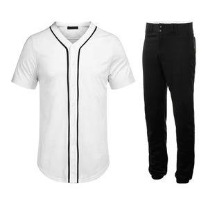 Vêtements de sport de baseball personnalisés avec logo brodé, imprimé par sublimation, tissu en maille respirant à séchage rapide, col rond, poches, boutons - Product Image 4