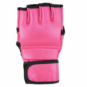 Gants de MMA demi-doigts de haute qualité pour femmes, vente en gros, pour Muay Thai, kickboxing et punching, avec poignées ergonomiques - Product Image 5