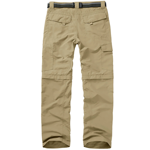 Vêtements décontractés multi-poches de qualité supérieure à la mode Pantalons cargo convertibles pour hommes Pantalons cargo slim personnalisés pour hommes - Product Image 6