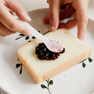 ช้อนตักคาเวียร์หอยมุกทำด้วยมือสุดหรูเครื่องใช้บนโต๊ะอาหารเปลือกธรรมชาติสำหรับรับประทานอาหารรสเลิศคาเวียร์แยมเนย - Product Image 1