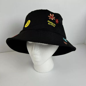 Haute qualité 100% coton personnalisé Double face réversible seau chapeaux hommes et femmes chapeau haut de forme Style pour Street Wear meilleur Service - Product Image 2