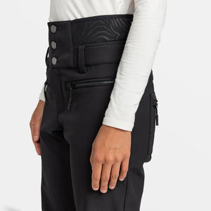 Pantalones de esquí para mujer con producción OEM personalizada Impresión de logotipo de material transpirable impermeable y opciones de etiqueta privada - Product Image 5