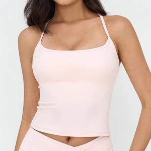 Camiseta sin Mangas de Alta Calidad, Color Sólido, Antiarrugas, Suave y Elástica, Ropa Interior Femenina a la Moda, Chaleco sin Costuras - Product Image 3