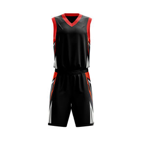 Uniformes de basket-ball de haute qualité entièrement personnalisés avec logo Nouveau design Shorts de basket-ball d'été à sublimation Techniques imprimées grande taille - Product Image 1