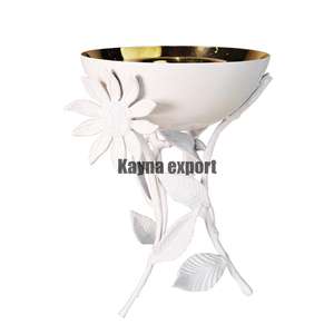 White And Gold Metal Branch Design Stand Fancy Decorative <b>Bukhoor</b> <b>Burner</b> For Home And Hotel Fragrance Metal Incense <b>Burner</b> Decor - Product Image 2