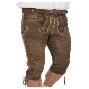 Hombres Bavarian Knee Lederhosen Buen material Pakistán Hecho Estilo único Rodilla Lederhosen para hombres - Product Image 4