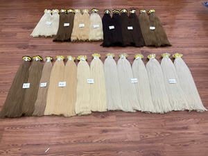 Extensiones de Cabello Natural Liso Super Double Drawn, 100% Cabello Humano Vietnamita, Sin Enredos, Muy Sedoso, Varios Colores - Product Image 3