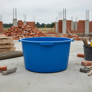 Bañera para Mortero Azul de 90 L con Fondo Reforzado - Product Image 3