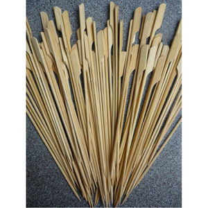 Brochettes en bambou Teppo en forme de pistolet-Bâtonnets de barbecue naturels pour choix de viande et de nourriture | Brochettes de barbecue en gros - Product Image 1