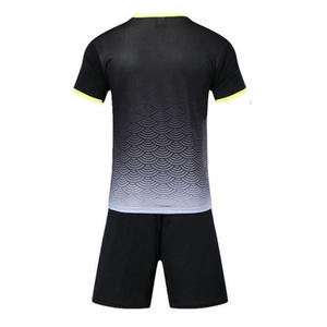 Conjunto de Uniforme de Fútbol Personalizable con Patrón de Ondas en Degradado, Precio Razonable, Nombre del Equipo Personalizado, Uniformes de Fútbol Sublimados - Product Image 3