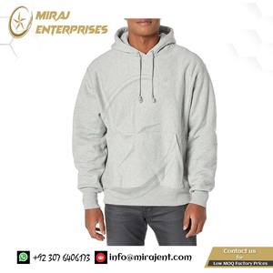 Sudadera con capucha transpirable personalizada para hombre, Jersey cómodo desgastado térmico de lana de tejido inverso para hombre - Product Image 2