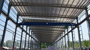 현대 철강 창고 건물 완전한 산업 작업장 조립식 갈폰 산업/동굴 산업/에디피오스 금속 - Product Image 2