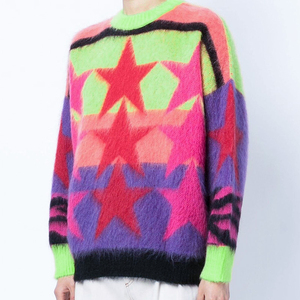 Suéter Unisex de Lana, Suave y Afelpado, Corte Regular, Prenda de Punto de Invierno, Bordado, Ecológico, Estilo de Diseñador Personalizado OEM ODM - Product Image 2