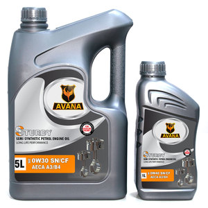 Huile moteur semi-synthétique de qualité supérieure 0W30 SN pour moteurs à essence, certifiée ISO:9001, lubrifiants automobiles économiques en carburant, lubrifiants pour moteurs - Product Image 3