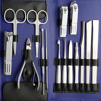 Nouveauté, ensemble de manucure et pédicure de qualité professionnelle, design classique, respectueux de l'environnement, outils en acier inoxydable, couleurs personnalisées