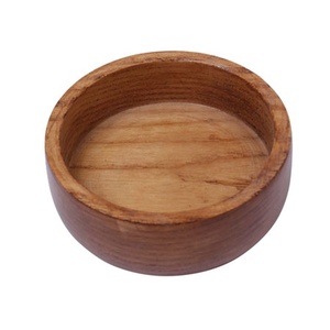 Cuencos de Madera Pakka de Color Natural para Jabón de Afeitar, Cuenco de Madera para Crema de Afeitar - Product Image 1