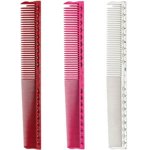 YSPARK 220mm White Guide <b>Comb</b> YS-G45 Salon Hair <b>Comb</b> with Plastic PC Handle for National Examinations - Product Image 2
