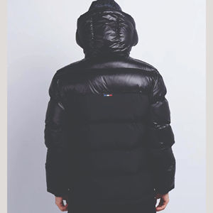 2024 manteau d'hiver pour hommes personnalisé concepteur bouffant rembourrage veste col montant européen OEM urbain en gros brillant coton High Street - Product Image 5