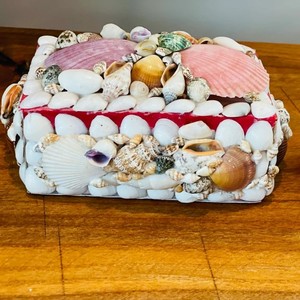 Caja de Almacenamiento de Joyería con Conchas Marinas, Organizador de Papel para Pulseras, Pendientes y Anillos, Caja de Regalo con Conchas Marinas - Product Image 6