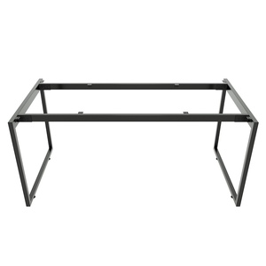 Pieds minimalistes en aluminium pour système de table Slean 160x80cm HCSL011 - Pieds de meubles pour salle à manger et cuisine - Product Image 6
