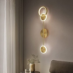 Lampe murale suspendue en métal au design moderne, forme ronde, collection exceptionnelle - Décoration de salon, utilisation intérieure - Product Image 6