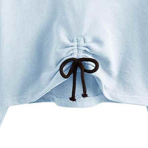 Sudadera corta con capucha personalizada para mujer, sudaderas informales con capucha y Jersey recortado de gran tamaño para mujer - Product Image 6
