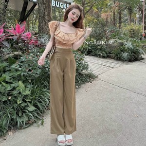 เสื้อผ้าสตรีชุดสองชิ้นแฟชั่นซักได้แบบลำลองธรรมชาติซักได้ผลิตจากเวียดนาม - Product Image 2