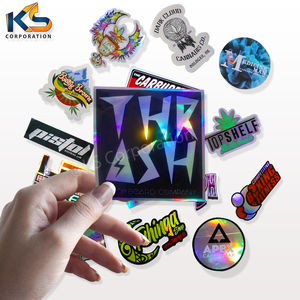 Custom Round Hologram <b>Sticker</b> <b>Logo</b> Printing Security Laser Holographic Label <b>Sticker</b> Self Adhesive Irregular Shape <b>Sticker</b> - Product Image 2
