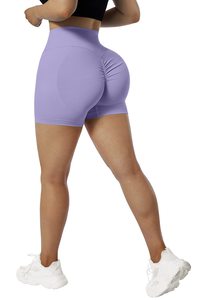 Women's High Waist Seamless Yoga Shorts Workout Leggings Gym Fitness Activewear Recycled Sportswear Made of Spandex/Nylon - Product Image 2