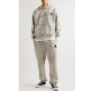 ชุดวอร์มลำลองสองชิ้นสำหรับผู้ชายเสื้อผ้าล้างกรดชุดวอร์มแฟชั่นสำหรับผู้ชาย - Product Image 1