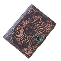 Carnet à spirales relié rigide avec fermeture métallique, pages vierges, format compact, meilleur prix, taille 7 x 5 pouces