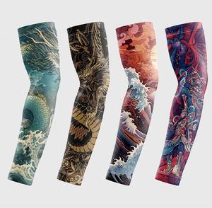 Cooling Ice Silk <b>Arm</b> <b>Sleeves</b> Unisex UV <b>Protection</b> Sports Safety <b>Arm</b> Cover Factory Direct Sale - Product Image 2