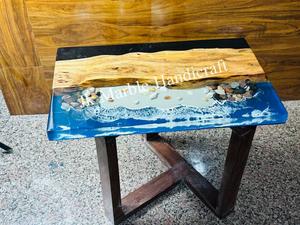 High Quality Eco-Friendly Antique Imitation Home Office <b>Epoxy</b> <b>Table</b> <b>Top</b> Handmade Beautiful Decorative Semi-Precious Stone Crafts - Product Image 4