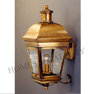 Antique <b>Large</b> Wooden <b>Lantern</b> for <b>Candles</b> Home Wall Mounted Decoration Wedding <b>Lantern</b> Lamp - Product Image 3
