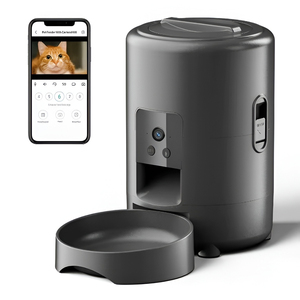 Sudex Q029 2L Automatic Cat & Dog Feeder With Camera Smart <b>Timed</b> Food Dispenser WiFi App Control Pet Supplies Stainless Steel - Product Image 4