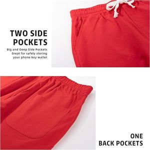 Pantalones cortos deportivos de poliéster de alta calidad para hombre, bolsillos de secado rápido, ropa deportiva con logotipo personalizado, lona de estilo callejero - Product Image 3