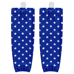 Chaussettes de hockey sur glace personnalisées pour équipe, en tissu extensible, construction durable, qualité supérieure, tricot de performance respirant - Product Image 1
