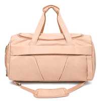 Sac de sport Oxford durable, grande capacité, léger, unisexe, pour la gym, les sports et les voyages, avec fermeture éclair, poignée souple et sangle réglable