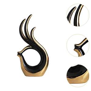 Escultura Moderna Abstracta de Latón con Diseño Artístico Elegante, Forma Personalizada de Alta Calidad para Regalos Promocionales - Product Image 2