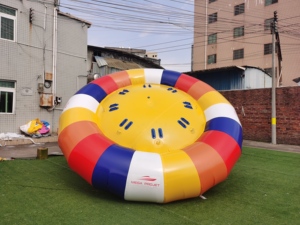 ราคาขายส่ง เรือดิสโก้เป่าลม 6 ที่นั่ง สำหรับเล่นน้ำ ของเล่นน้ำเป่าลม PVC - Product Image 5