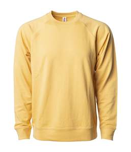 Sweats blancs Independent Trading Co. SS1000C Léger Loopback Threadfast 320C Sweat-shirt unisexe Ultimate Crewneck - Product Image 3