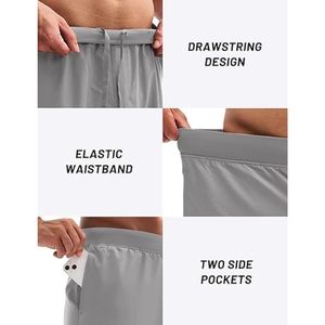 Pantalones cortos de algodón para hombre, pantalones cortos con cordón informales hasta la rodilla personalizados, transpirables y con servicio OEM a la venta, novedad - Product Image 4