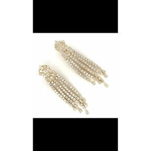 Boucles d'oreilles en diamant naturel taille brillant véritable, or 14 carats, certifiées IGI, bijoux élégants pour mariée - Product Image 2