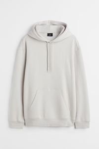 Hombres 100% algodón en blanco grueso francés Terry calidad de lujo peso pesado ajuste de gran tamaño Logotipo de impresión personalizada sudaderas con capucha de los hombres - Product Image 5