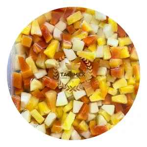 High quality Canned Tropical Fruit Cocktail In Light Syrup Canned Mix Fruits OEM Packing from Vietnam