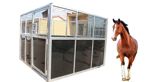 गर्म बिक्री प्रयुक्त गैल्वेनाइज्ड पोर्टेबल हॉर्स स्थिर - Product Image 5