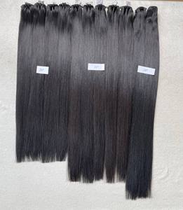 Paquetes de cabello humano recto de hueso vietnamita crudo sin procesar, cutícula alineada, proveedor de cabello virgen, paquetes de cabello de trama - Product Image 4