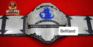เข็มขัดแชมป์มวยปล้ำรุ่นจูเนียร์เฮฟวี่เวท WWC ผลิตจากโลหะผสมสังกะสี สวมใส่สบาย เอวสูง ระบายอากาศได้ดี ขนาด 2 มม. 4 มม. สำหรับผู้ใหญ่ - Product Image 4
