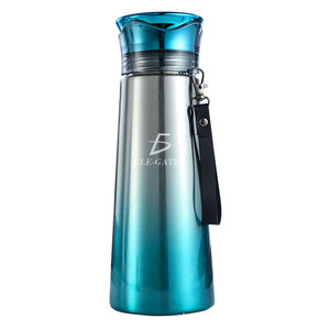 Elegant 450ml Double Wall Thermal Glass Modern Stainless Steel Thermos for Travel <b>Hot</b> <b>Cold</b> Vacuum Insulation Available 3L 5L - Product Image 1